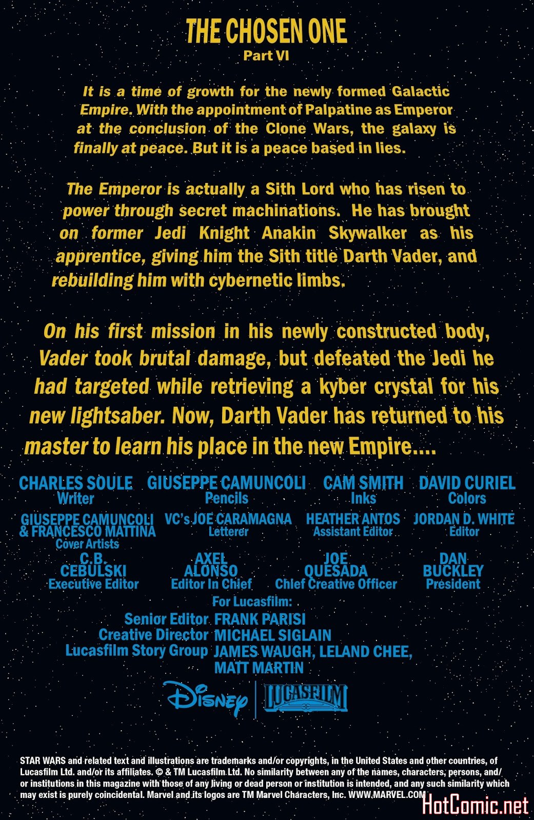 Darth Vader Dark Lord of the Sith Ep06 Pg02